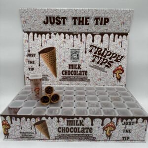 Trippy Tips Milk Chocolate Mushroom Cones