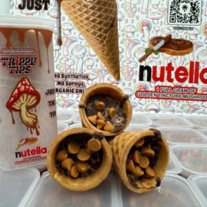 Trippy Tips Mushroom Cones Nutella