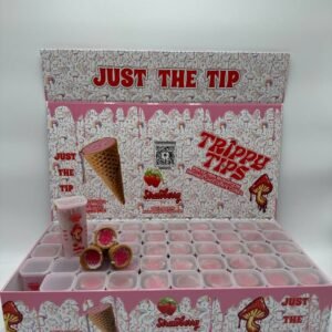 Trippy Tips Strawberry Mushroom Cones